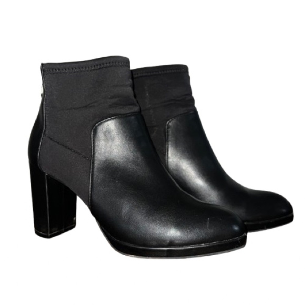 Adrienne Vittadini | Black- Block Heel Ankle Boots | Size: 7M Women